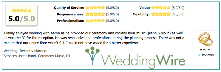 WeddingWire Review - 7.13.13
